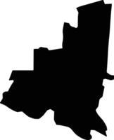 Rende Taiwan silhouette map vector
