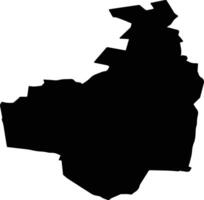 Renswoude Netherlands silhouette map vector