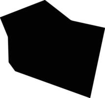 Rois Palau silhouette map vector