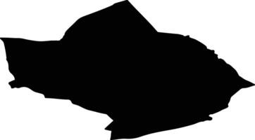 Rollag nor Norway silhouette map vector