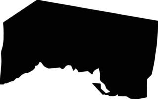 Safata Samoa silhouette map vector