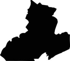 Sagnerigu Ghana silhouette map vector