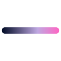 Smooth color transition bar with rounded ends png