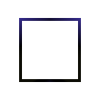 Gradient square frame border element png