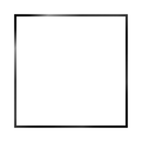 Simple Square Frame Design Element png