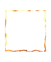 Abstract golden texture border frame png
