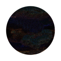Abstract pattern of colorful wavy lines in a circular shape png