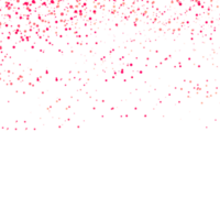 Abstract scattering of pink and peach colored dots png