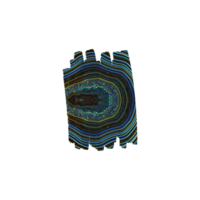 Abstract vibrant colorful geological layered pattern resembling agate png