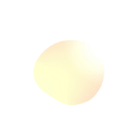 Abstract gradient blob shape design element png