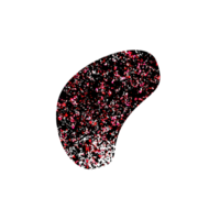 Abstract irregular shape with glittering speckle texture png