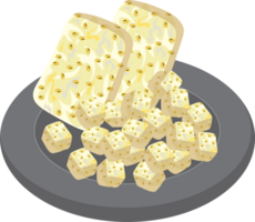 Authentic Indonesian Tempeh Ready to Be Cooked png