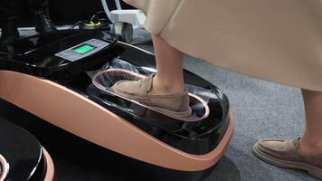 Footwear Hygiene Automation in Public Spaces, Shoe Cover Dispenser Activates Under Foot Pressure video
