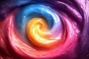 Vivid Colorful Swirl Background - Ideal for Abstract Art and Creative Designs photo