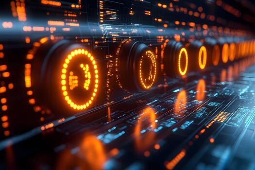 Futuristic Data Processing and Network Technology Design for Digital Spaces photo