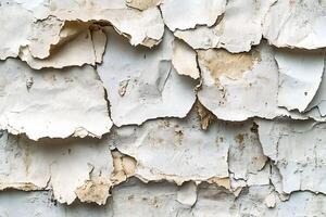 Abstract Texture of Peeling Paint on Old Wall for Creative Background Design photo