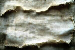 Weathered Burlap Texture for Rustic Design and Craft Projects photo