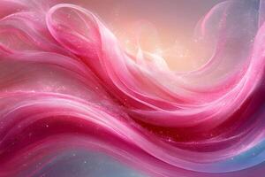 Abstract Pink and White Swirls with Sparkling Texture for Creative Digital Art and Design photo
