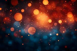 Vibrant Abstract Bokeh Light Sparkle for Backgrounds and Designs photo