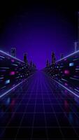 Synthwave 80s Style Game Tunnel video