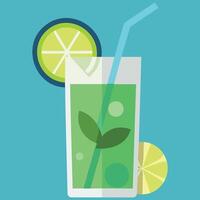 Invigorating Lemonade with Mint Designs vector