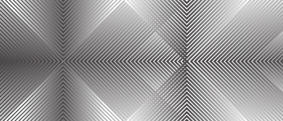 Silver background with diagonal lines. Minimal geometric pattern.