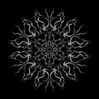 Ethnic decorative element. Hand drawn backdrop. vector