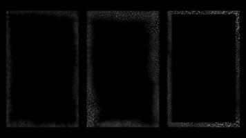 Overlays frame texture with effect grunge, damaged, old, concrete and other vector
