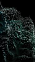 a black background with a large number of dots video