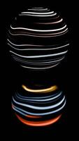 a black background with a light pattern video