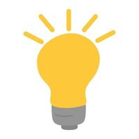 Smart Ideas, Lightbulb Creative Icon vector