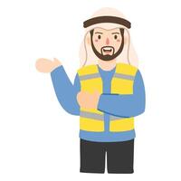 Electrical engineer man design vector