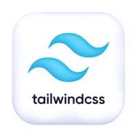 Tailwind CSS Logo Rounded png