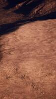 CGI Fictional Mars Soil Aerial View of Martian Desert video