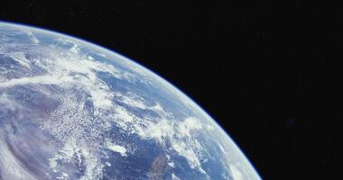 Stunning CGI displays a view of Earth from space video