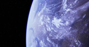 CGI displays a view of Earth from space video