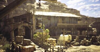 CGI of fantasy-themed game environment, specifically focusing on ruins video