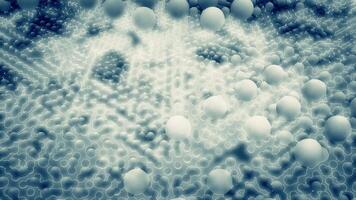 Floating Spheres in Ethereal Web Loop video
