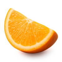 Fresh Orange Slice in 3D Design with Simple Composition png
