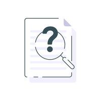search no result found word concept,flat design icon illustration vector
