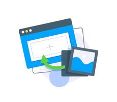 drag and drop to upload or add file concept vector