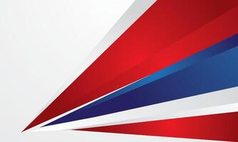 White background with red blue abstract geometric vector