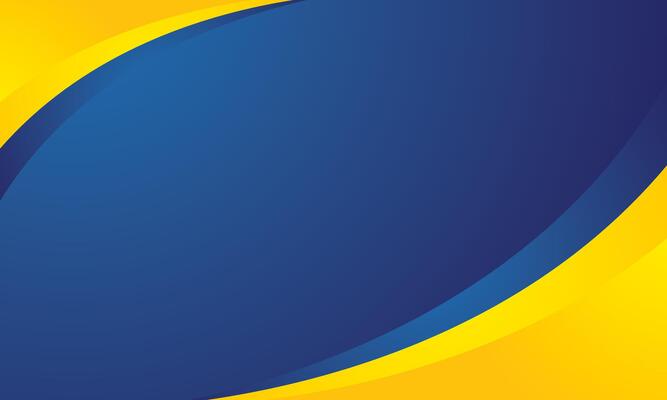 Modern yellow abstract blue background