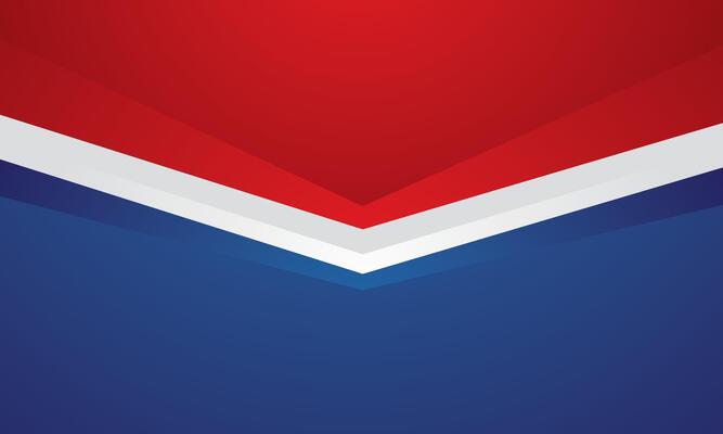 Red blue background with abstract geometry