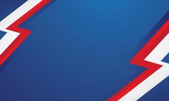 Modern background blue with white and red color vector