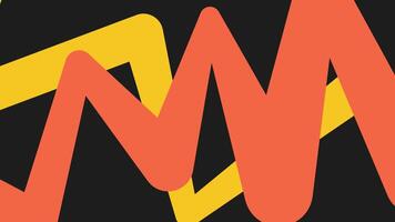 Color clash zigzag background vector