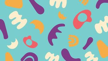 Creative handdrawn blob background vector