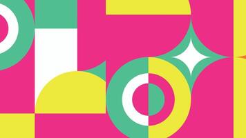 Tech-inspired geometric color background vector