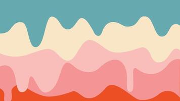 Color flow splash background vector