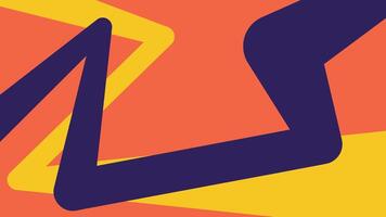 Bold zigzag motion background vector